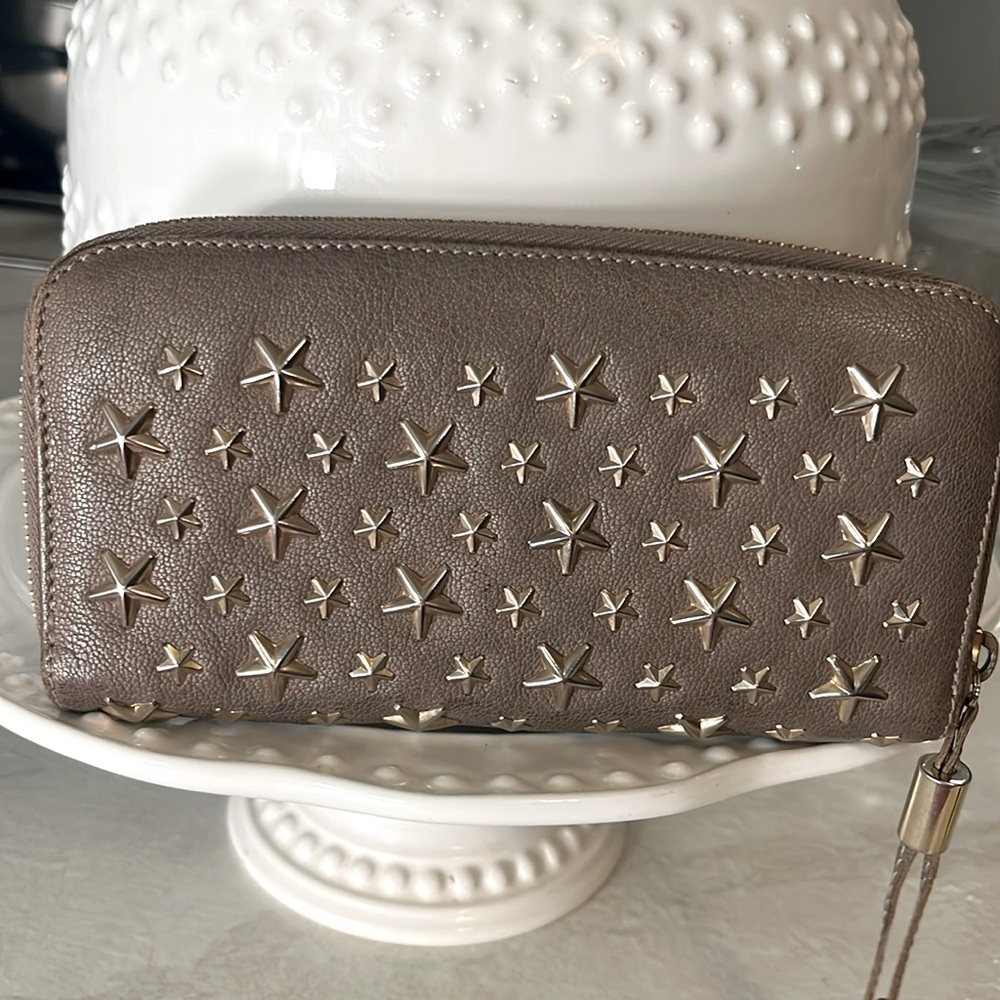 Jimmy Choo Taupe Wallet